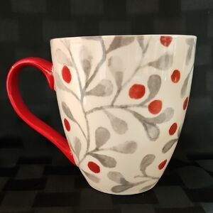 Cypress Home Ceramic Large Mistletoe Coffee Mug